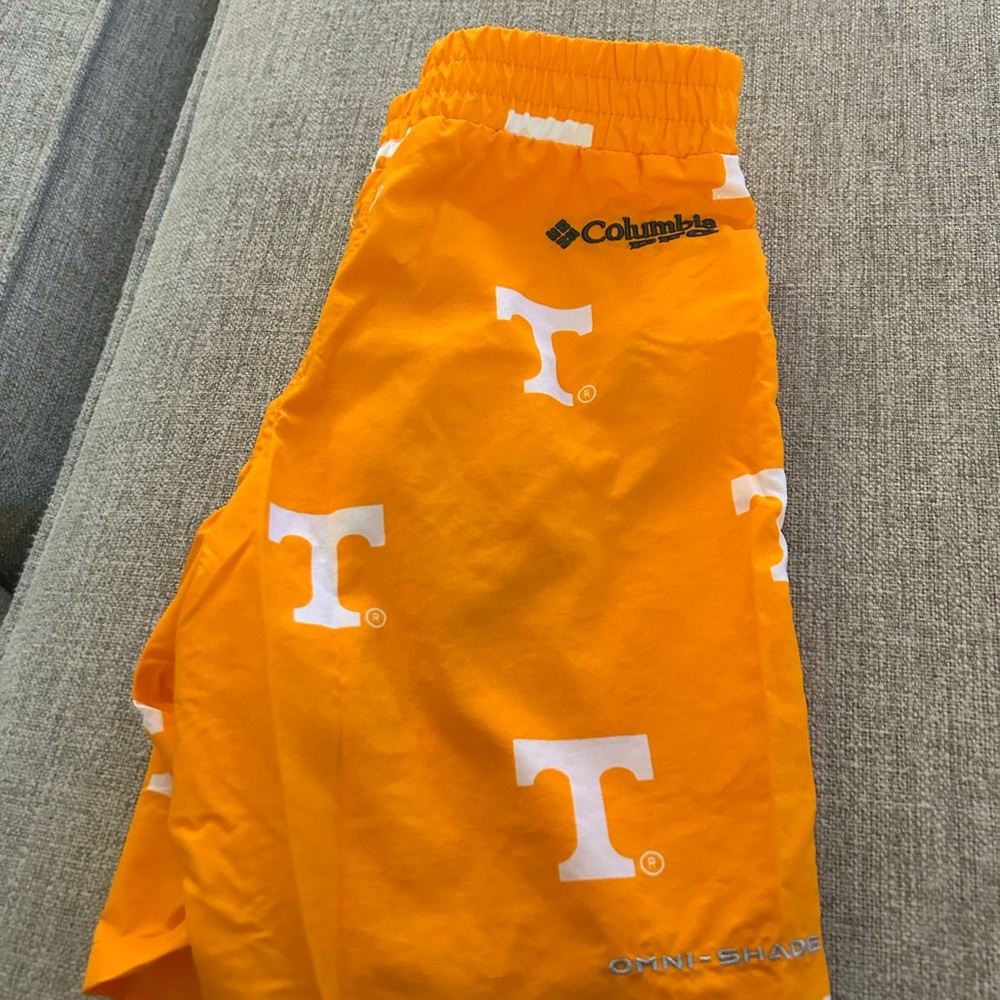 Columbia TEnnessee  Bright Orange Mesh-Lined Shorts